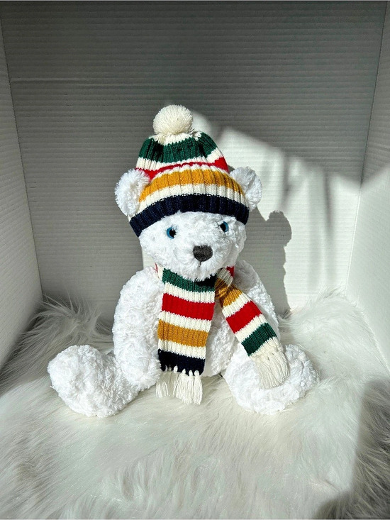 Hudson's Bay Company Other - Hudson's Bay Company Striped Holiday Bear Plush